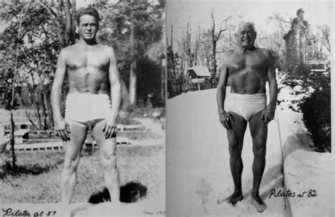 Joseph Pilates at 57 and 82